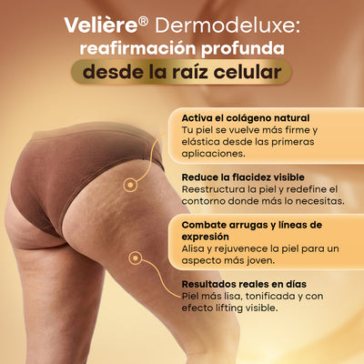 Dermodeluxe Alta Cosmética: Tratamiento para Celulitis, Flacidez, Arrugas y Reafirmante - 250 ML.